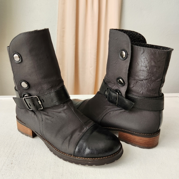 Matt Bernson Tundra Element Charcoal Shearling Size 7 Boots - Picture 12 of 12